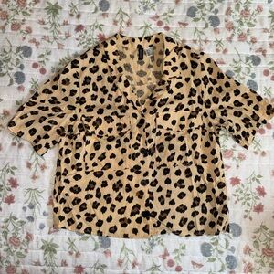 Leopard Print Women's Top